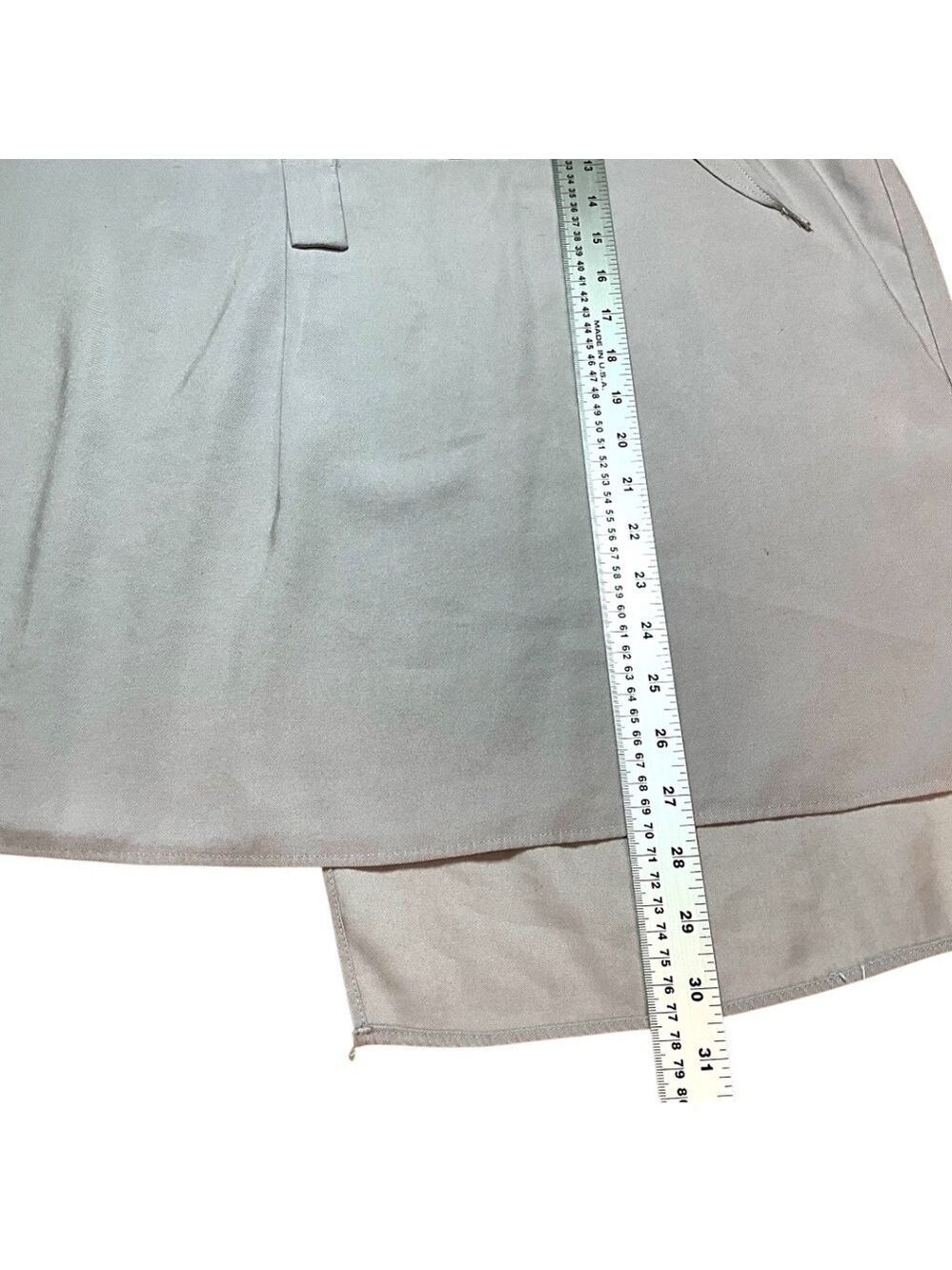 MIA INSPIRATION Cotton Blend Open Back Long Sleeve 1/2 Button Collared Shirt L - Picture 8 of 11